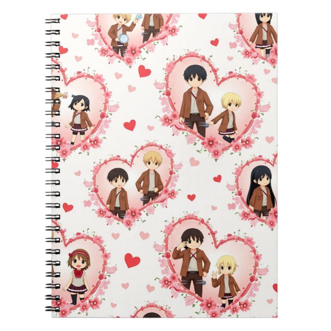 VALENTINE'S DAY ANIME NOTE BUCH (Vorderseite)