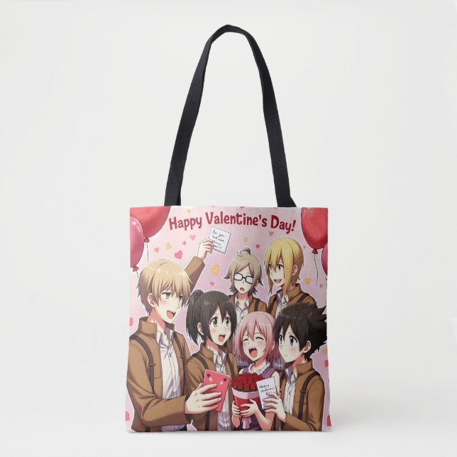VALENTINE'S DAY ANIME TOTE BAG (Vorderseite)