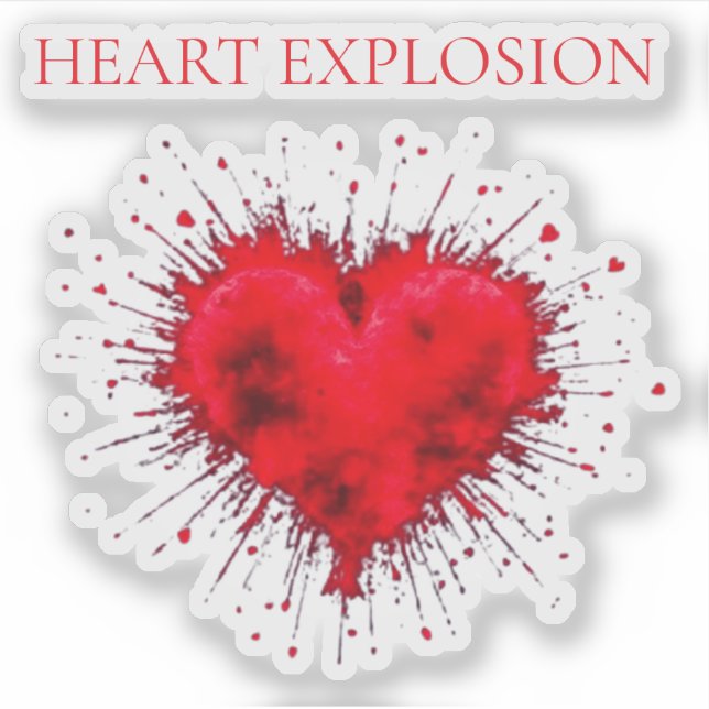 VALENTINES DAY AUFKLEBER (Vorderseite)