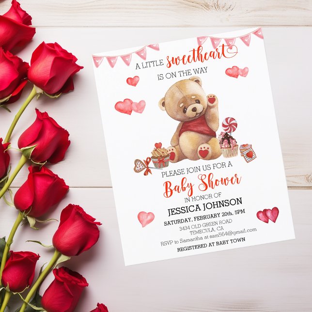 Valentine's Day Baby Shower Teddy Bären Budget (Von Creator hochgeladen)