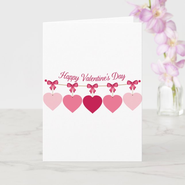 Valentine's Day (blank) Card Karte (Orchidee)