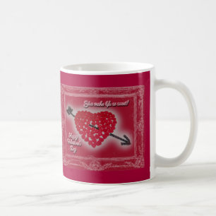 Valentine's Day Candy Heart Gruß Tasse