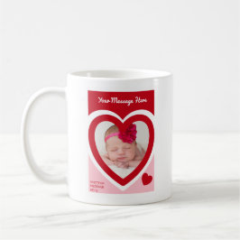 Valentine's Day Candy Hearts Box Custom Foto Kaffeetasse