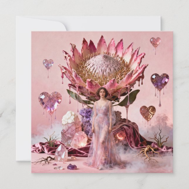 Valentines Day Card by Eloise Pixlyne Karte (Vorderseite)