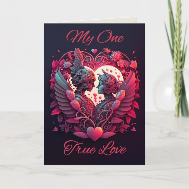 Valentine's Day Card Design Feiertagskarte (Vorderseite)