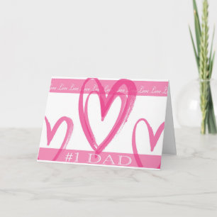 Valentine's Day Card für den 1. Vater Feiertagskarte