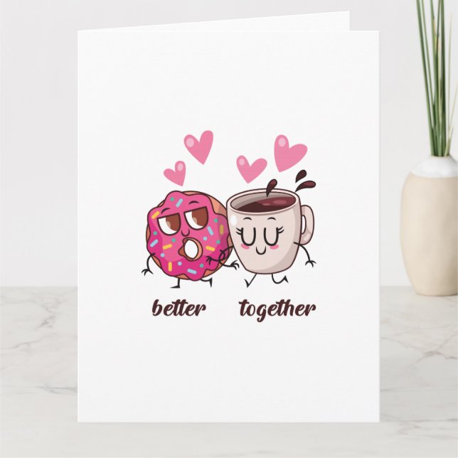 Valentine's Day Card gemeinsam besser Karte (Vorderseite)