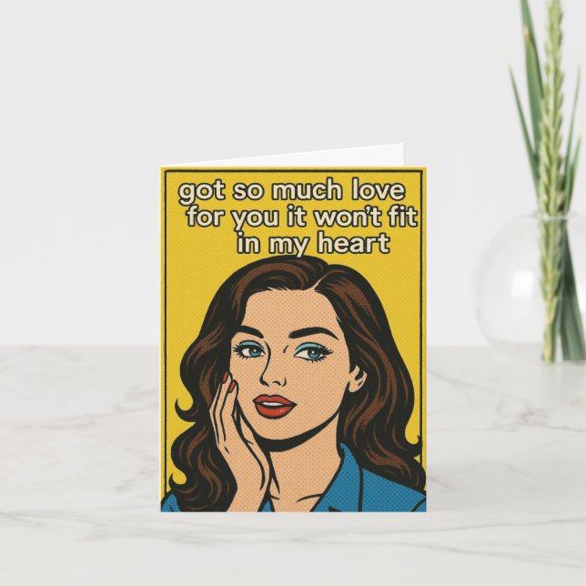 Valentine's Day Card Karte (Vorderseite)