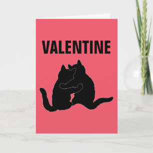 VALENTINE'S DAY CAT GREETING CARDS, ALLE 9 LEBEN KARTE