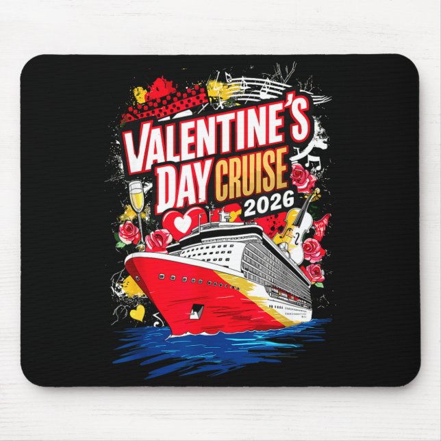 Valentines Day Cruise 2026  Mousepad (Vorne)