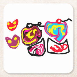 valentine's day cupcakes rechteckiger pappuntersetzer