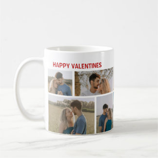 Valentines Day Custom 10 Photos Kaffeetasse