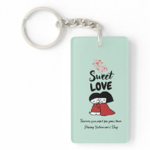 Valentine's day Custom Keychain 