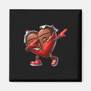 Valentine's Day Dabbing Herz Candy Funny Spaß Magnet