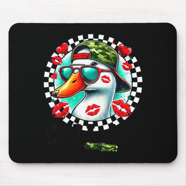 Valentine's Day Duck Hunting Camo Call Me Toddler  Mousepad (Vorne)