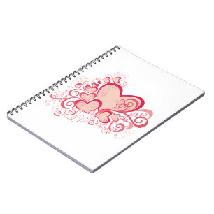 Valentine's Day Foto Notebook Notizblock