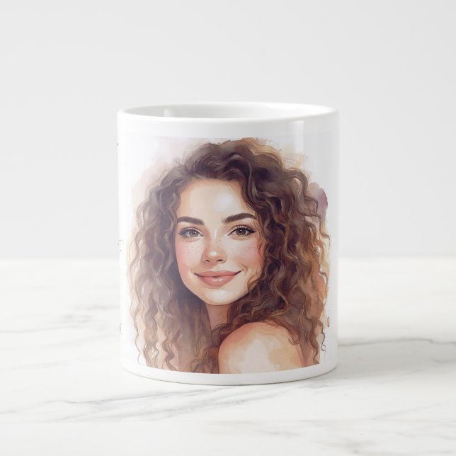 Valentine's Day, Full of Love Specialty Mug Jumbo-Tasse (Vorderseite)