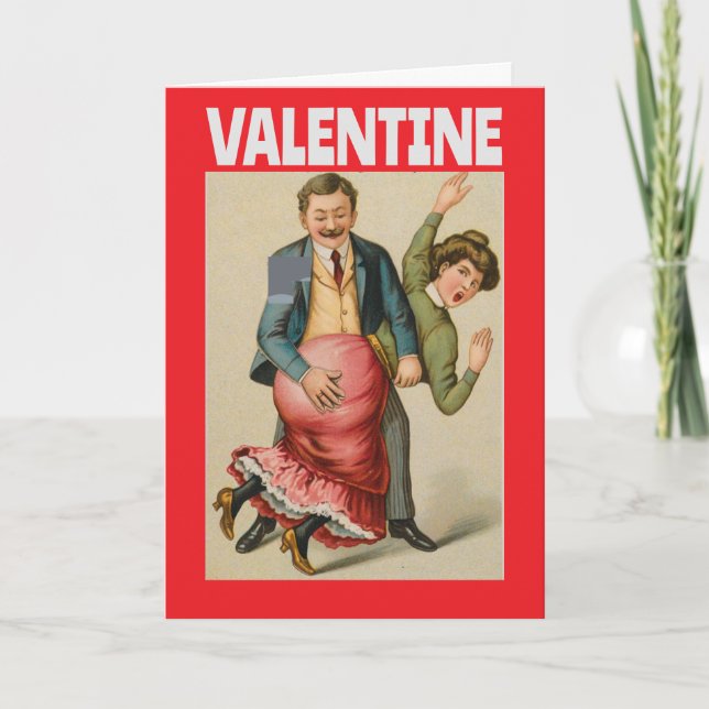 VALENTINE'S DAY FUNNY EHEFRAU GREETING CARD DANKESKARTE (Vorderseite)