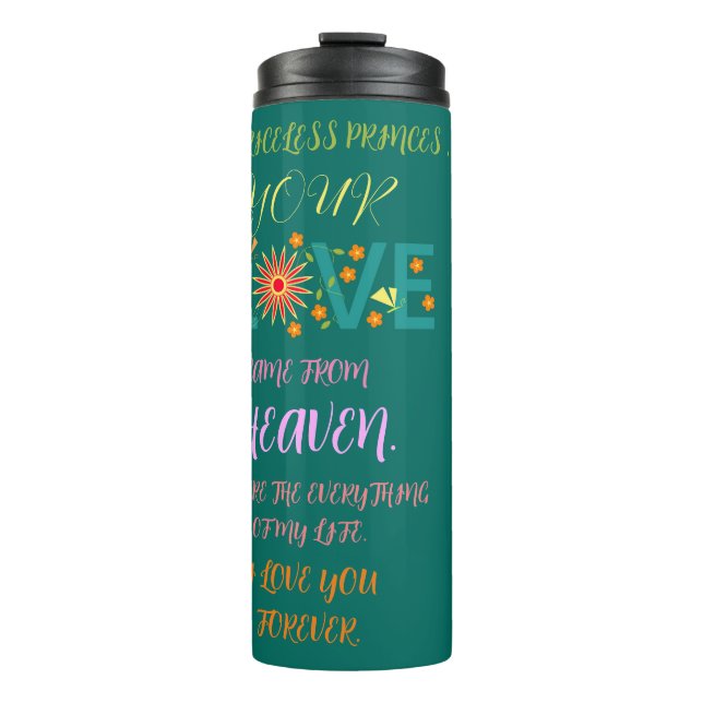 VALENTINE'S DAY GIFT FÜR FREUND, EHEFRAU, HUSBAND THERMOSBECHER (Vorderseite)