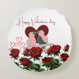 Valentine's Day Gift Rundes Kissen