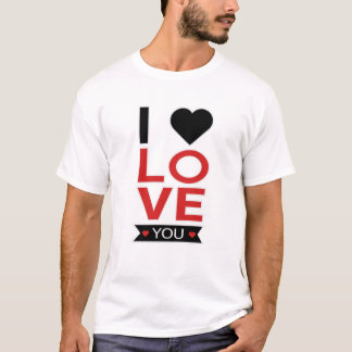 Valentine's Day Heart Love Paares Cute Gift Idea T-Shirt