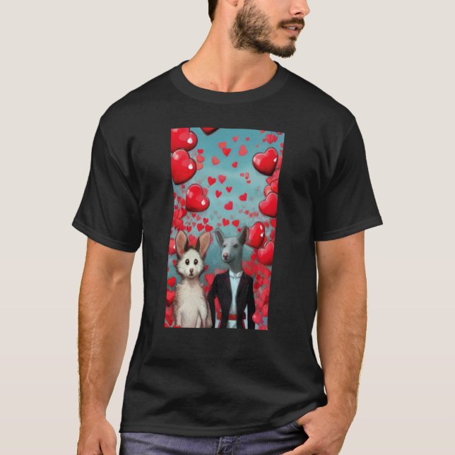 Valentine's Day hearts 02 T-Shirt (Vorderseite)