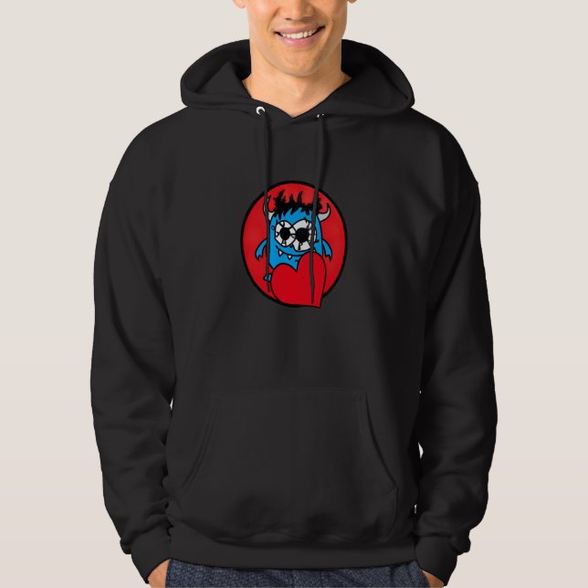 Valentine's Day hearts monster  4 Hoodie (Vorderseite)