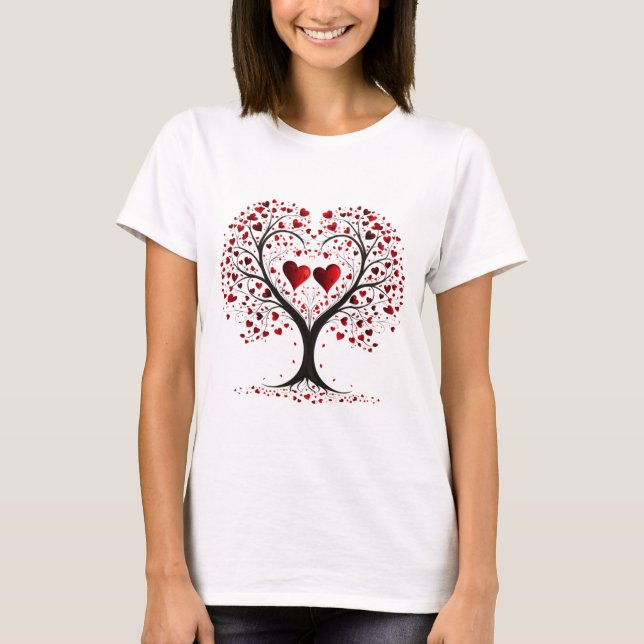 Valentines Day Hearts T-Shirt (Vorderseite)