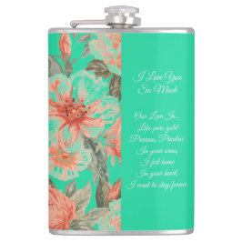 Valentines Day, I Love You So Much, Love Poem Flachmann