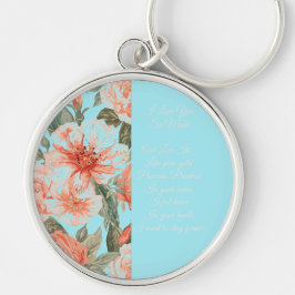 Valentines Day, I Love You So Much, Love Poem Keyc Schlüsselanhänger