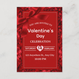Valentine's Day Invitation Card Einladung