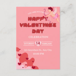 Valentine's Day Invitation Card Einladung