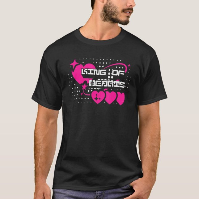 Valentines Day King Of Hearts 1 T-Shirt (Vorderseite)