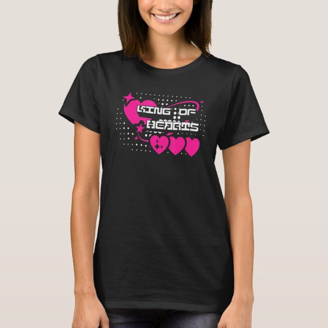 Valentines Day King Of Hearts 1 T-Shirt (Vorderseite)