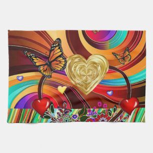 Valentine's Day Kitchen Handtuch