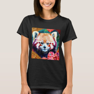 Valentine's Day Liebe Heart Red Panda Girlfriend F T-Shirt