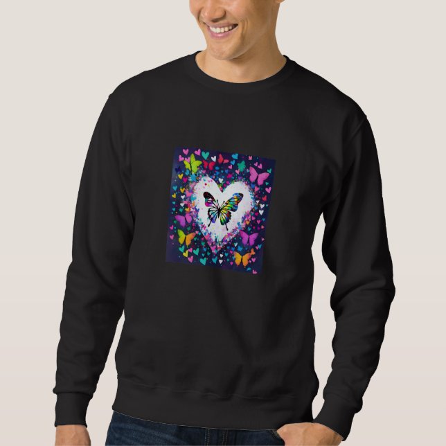 Valentine's Day Love Heart Girlfriend Fiancée Wife Sweatshirt (Vorderseite)