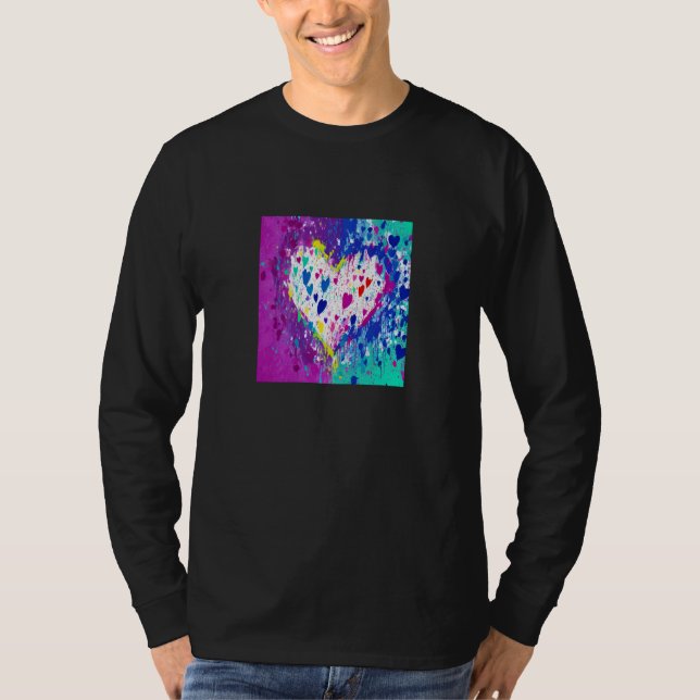 Valentine's Day Love Heart Girlfriend Fiancée Wife T-Shirt (Vorderseite)