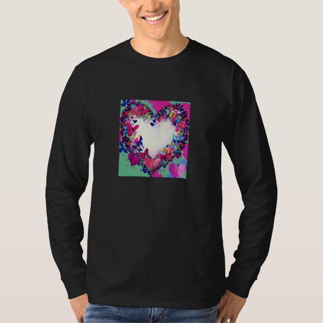 Valentine's Day Love Heart Girlfriend Fiancée Wife T-Shirt (Vorderseite)