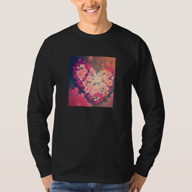 Valentine's Day Love Heart Girlfriend Fiancée Wife T-Shirt (Vorderseite)