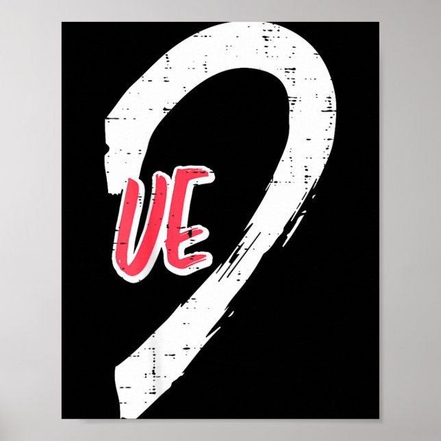 Valentines Day Matching Love Ve Heart Cute Couple  Poster (Vorne)