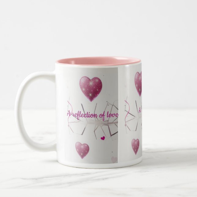 Valentine's Day Mug Zweifarbige Tasse (Links)