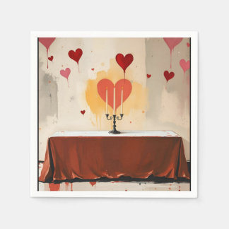Valentines Day Napkins Serviette