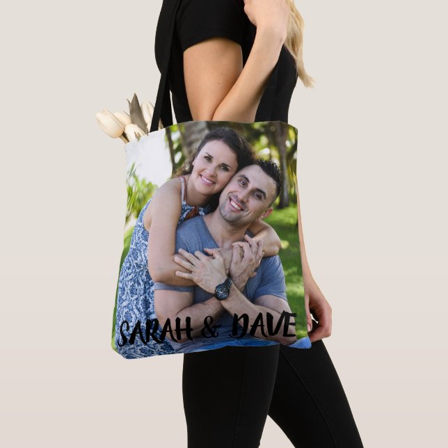 VALENTINE'S DAY OR WEDDING GIFT PHOTO CUSTOM TOTE (Von Nahem)
