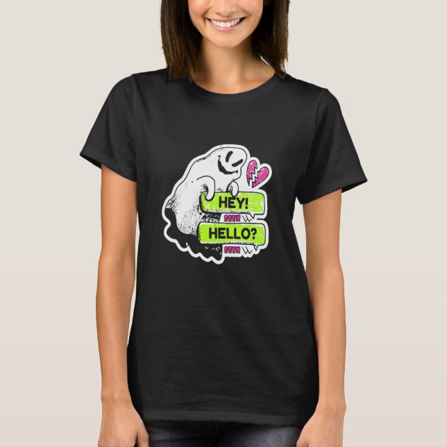 Valentine's Day Outfit Ghosting Anti Valentine's D T-Shirt (Vorderseite)