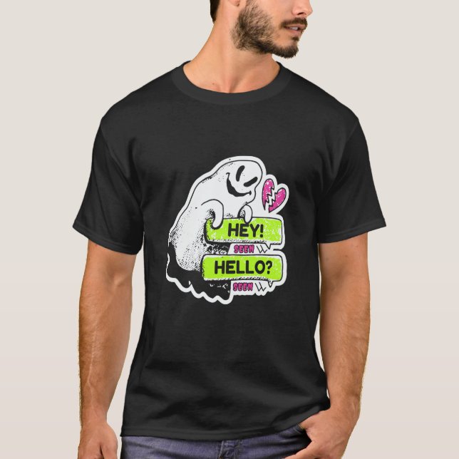 Valentine's Day Outfit Ghosting Anti Valentine's D T-Shirt (Vorderseite)