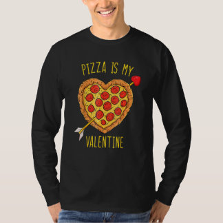 Valentines Day Pizza Is My Valentine Boys Girls Ki T-Shirt