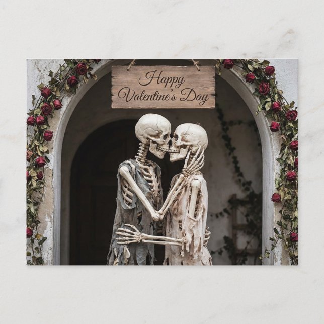 Valentine's Day Postkarte (Vorderseite)