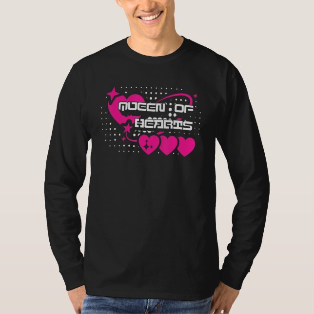 Valentines Day Queen Of Hearts 4 T-Shirt (Vorderseite)