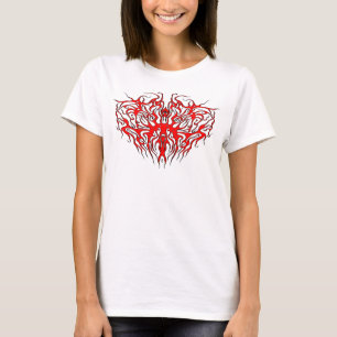 Valentine's Day Red Heart Tribal Tattoo T-Shirt